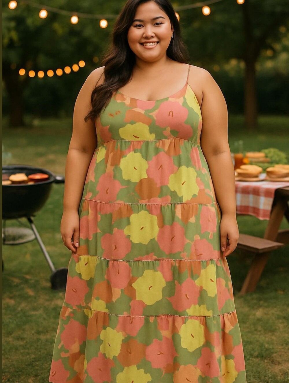 Sanctuary Floral Sundress Multicolor Smocked Waistband Pink Yellow Small